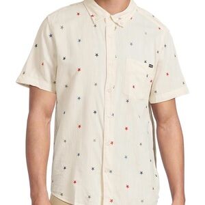 Chubbies The All Stars No Stripes (Resort Weave Friday Shirt) Sz Small NEW w tag